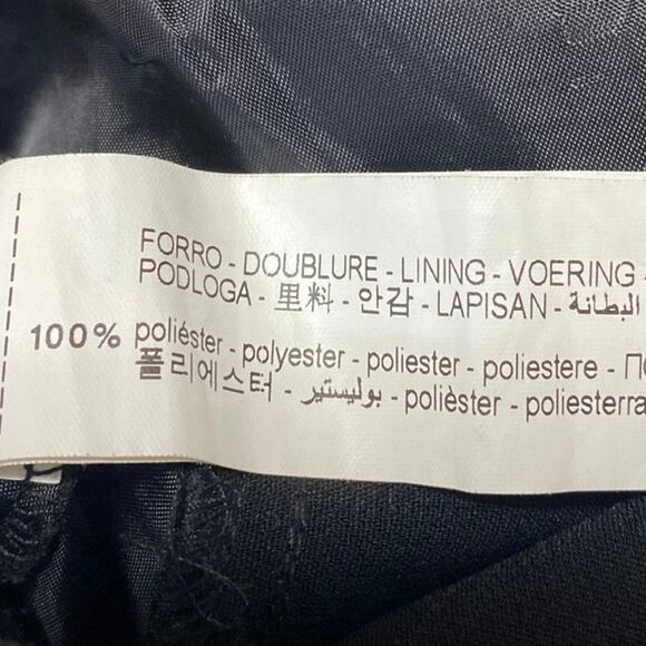 Zara Black Ruffle Zip Tie Waist Mini Tennis Golf A-Line Flared Skirt Skort Sz XS - Picture 5 of 5